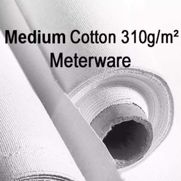 Leinwand Medium Cotton ca. 310 g/m² Meterware 104 cm breit